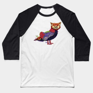 Fire fox. Little red panda and duck. Another cosmo series Baseball T-Shirt